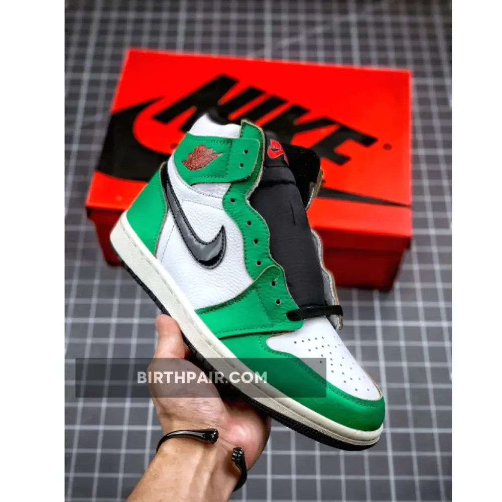 Air Jordan 1 High OG Lucky Green/White-Sail-Black VS-KZ8BYNB