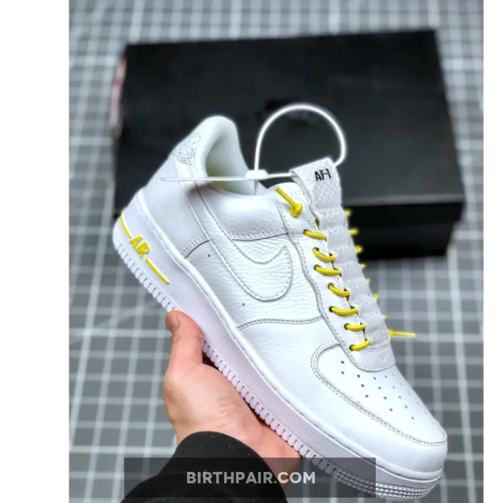Nike Air Force 1 ” 07 Lux White/Chrome Yellow VS-5V1D3G1