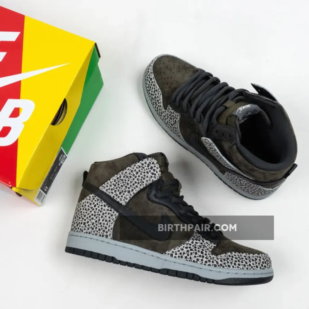 Nike Dunk High Safari Sable Green 306968-201 VS-4GW4E5T