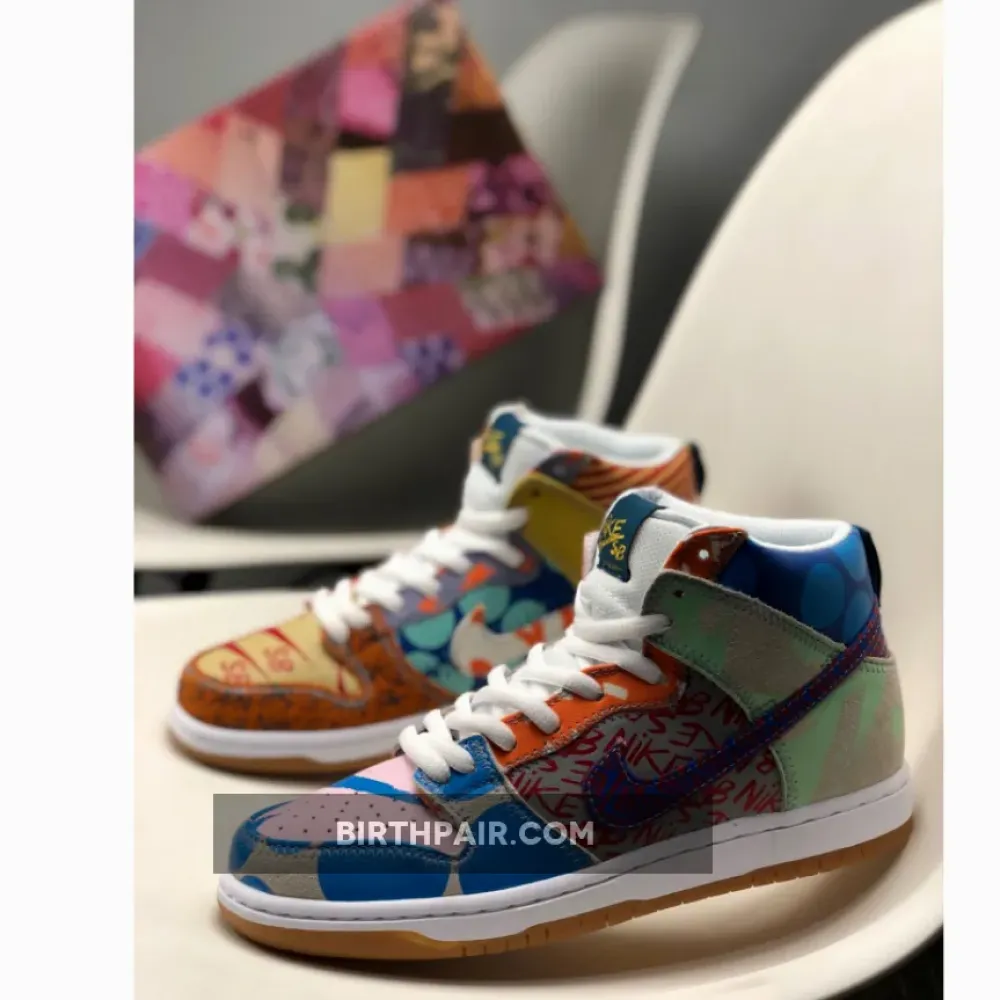 Thomas Campbell x Nike SB Dunk High Premium Ice Jade/Circuit Orange-Sail VS-8N0CSGJ