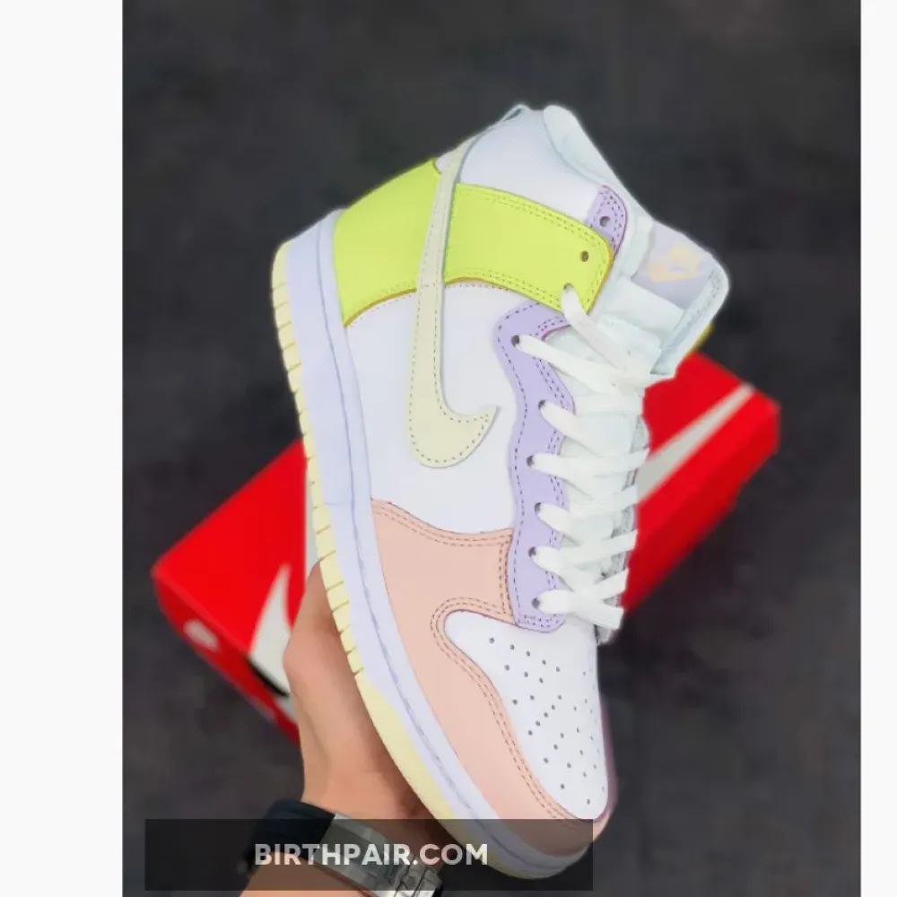 Nike Dunk High ” Cashmere” White/Cashmere-Lemon Twist VS-IOTTFH0