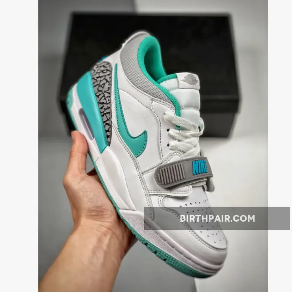 Jordan Legacy 312 Low ” White Turquoise” CD7069-130 VS-3DZ5I3J