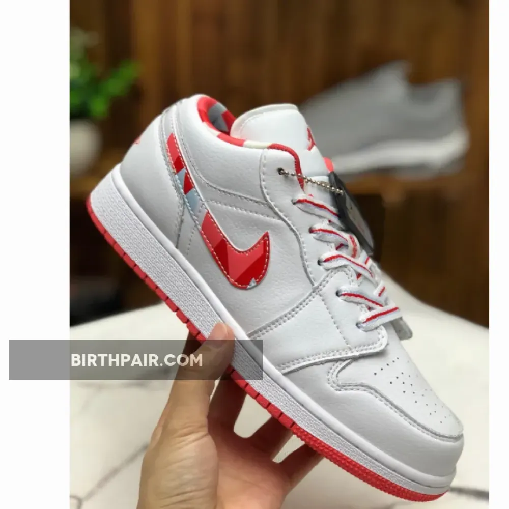 Air Jordan 1 Low GS White/Topaz Mist 554723-104 VS-9YRA0HK