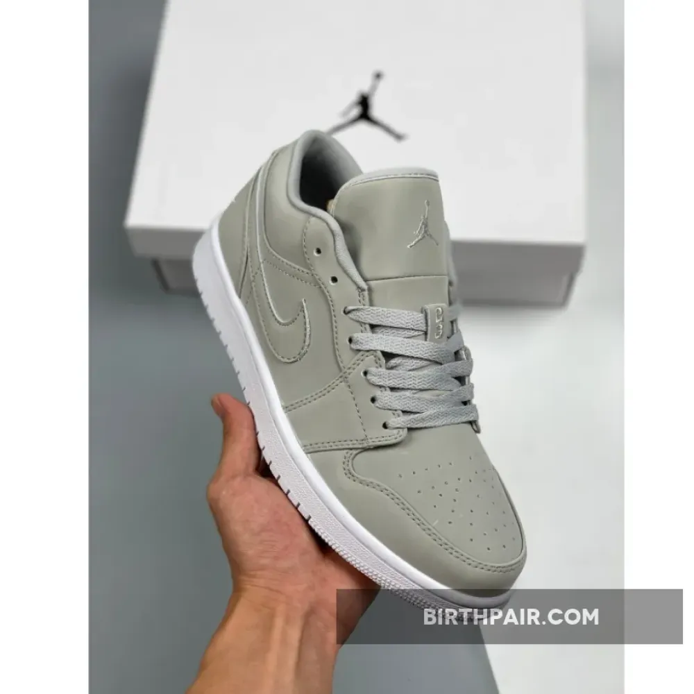 Air Jordan 1 Low Grey Fog/White DC0774-002 VS-BBQQMPK