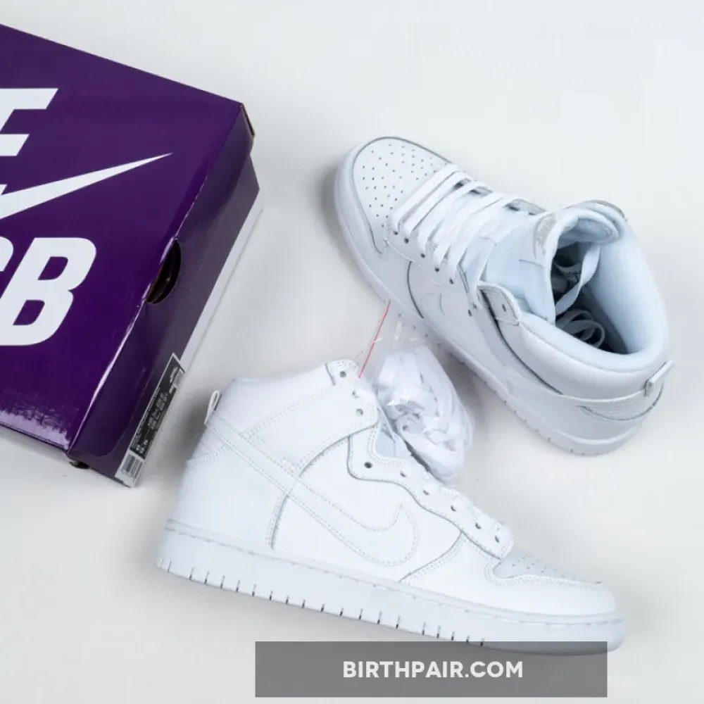 Nike SB Dunk High Pro White/White-Light Base Grey VS-B550Z1H