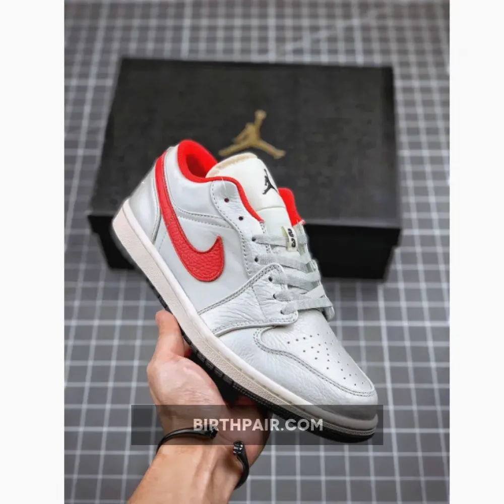 Air Jordan 1 Low White Red DA4668-001 VS-UHH06L1