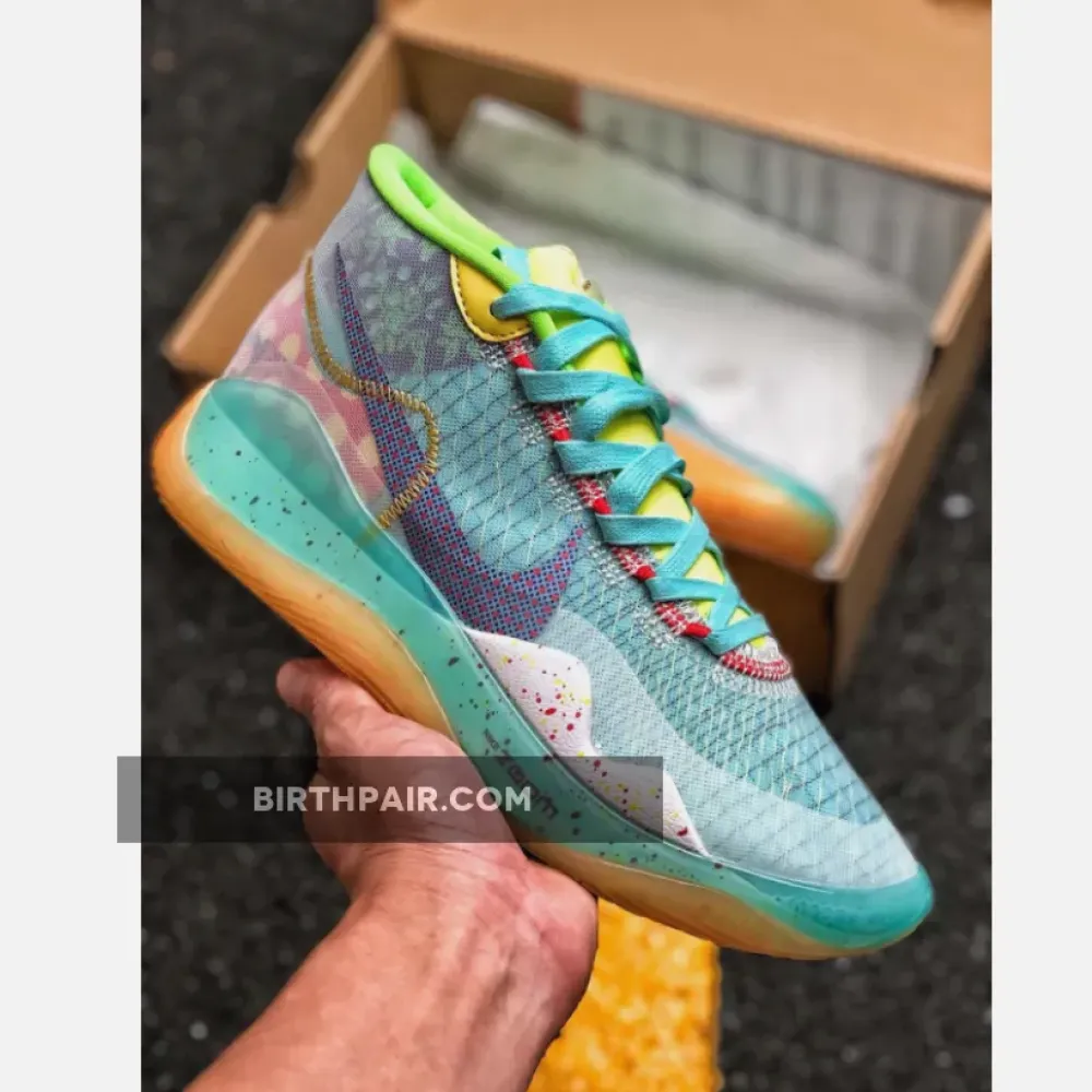 Nike KD 12 “EYBL” Red Orbit/Blue Glaze-Orange Pulse CK1195-300 VS-70BXC93