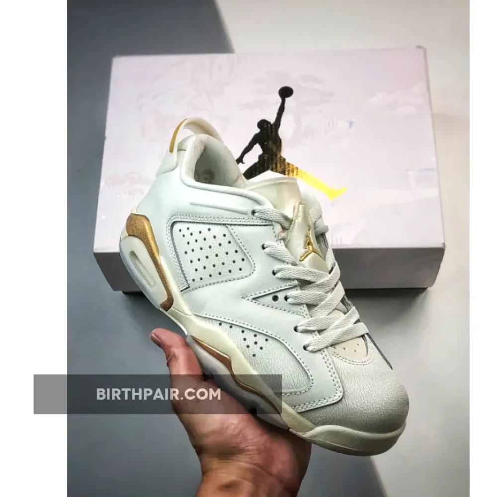 Air Jordan 6 Low ‘CNY’ Spruce Aura/Metallic Gold DH6928-073 VS-F5QFY0S