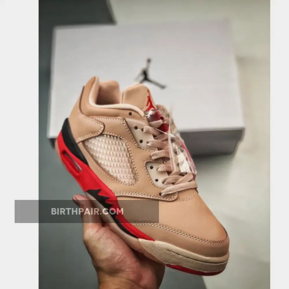 Air Jordan 5 Low ” Girls That Hoop” Arctic Orange/Siren Red-Black DA8016-806 VS-EZV53S3