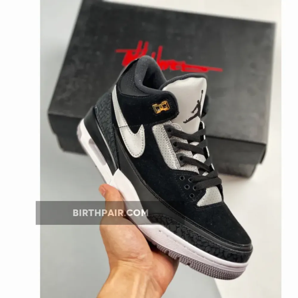 Air Jordan 3 Tinker ” Black Cement” CK4348-007 VS-LK3LBLP