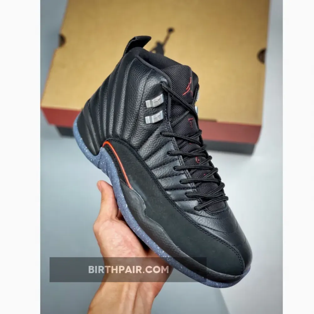 Air Jordan 12 ” Utility” Black/Black-Bright Crimson-White VS-RONOF7Y