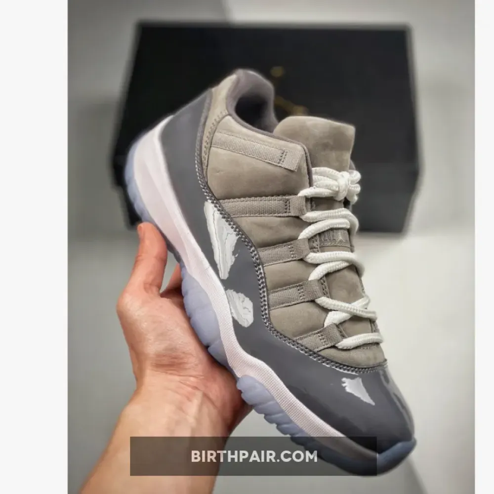 Air Jordan 11 Retro Low “Cool Grey” 528895-003 VS-7P6CVRF