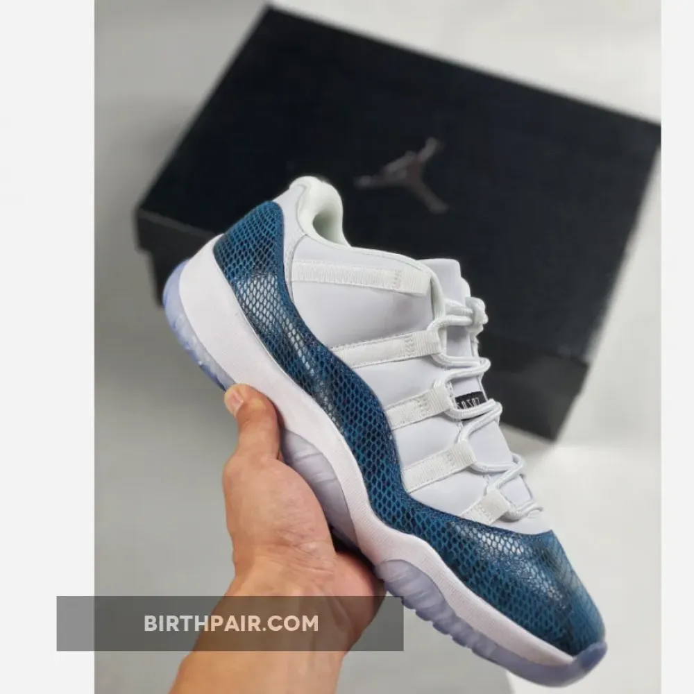 Air Jordan 11 Low ” Navy Blue Snakeskin” CD6846-102 VS-IYTGKS7