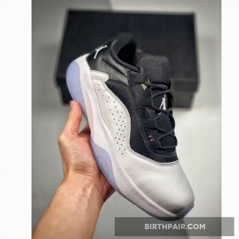 Air Jordan 11 CMFT Low White/Black-Ghost Green-Metallic Silver VS-E7A7F8W