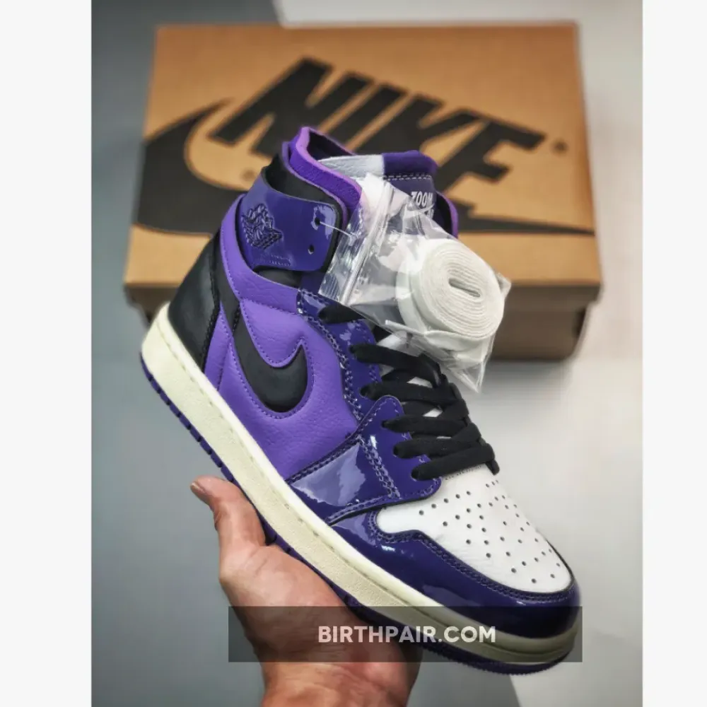 Air Jordan 1 Zoom Comfort ‘Purple Patent’ Purple/Black-White VS-2A0JCO7