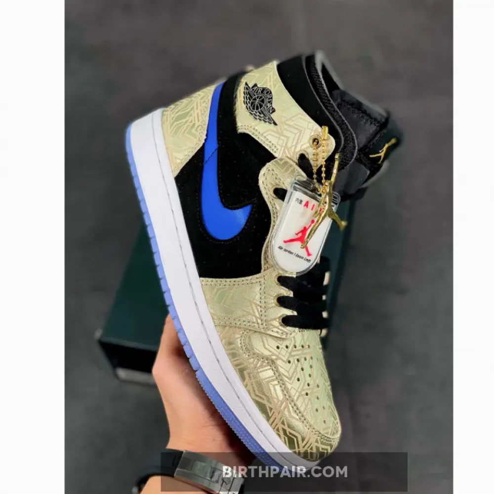 Air Jordan 1 Zoom CMFT ” Gold Laser” DQ0659-700 VS-VCXVA4Q