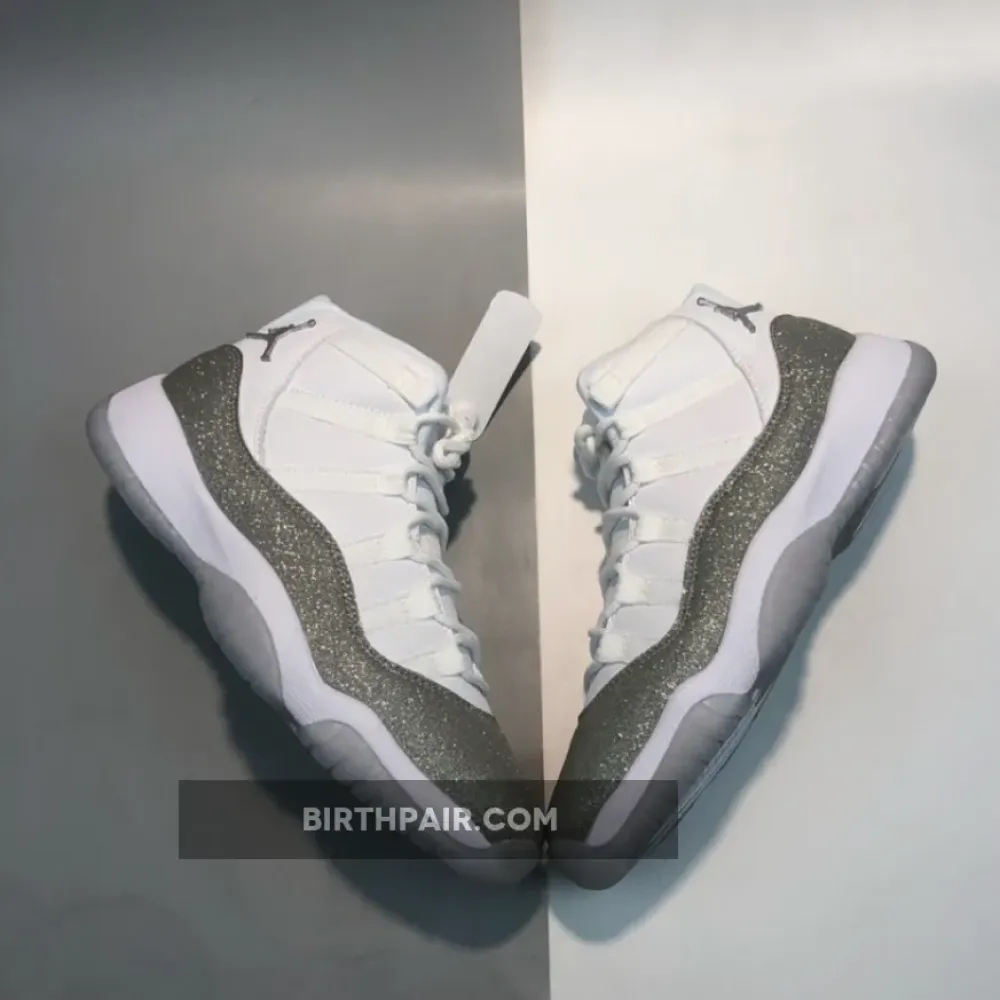 Air Jordan 11 White/Metallic Silver-Vast Grey AR0715-100
