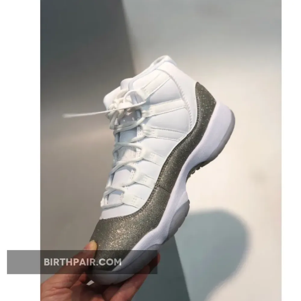 Air Jordan 11 White/Metallic Silver-Vast Grey AR0715-100