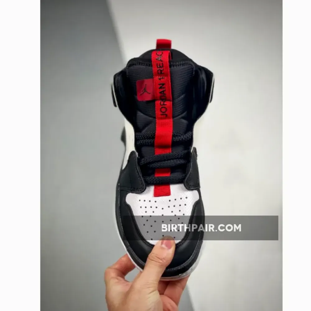 Air Jordan 1 High React White/Black-Red VS-3AOKL4U