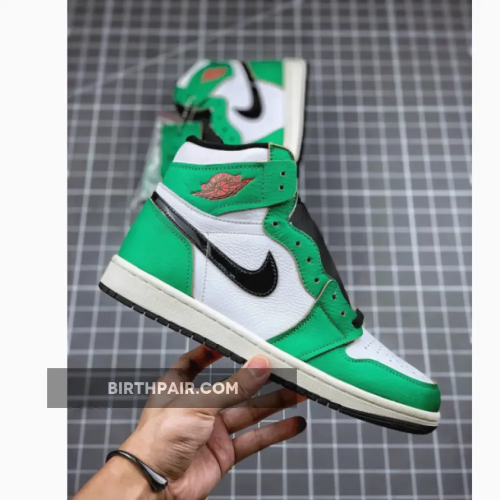 Air Jordan 1 High OG Lucky Green/White-Sail-Black VS-KZ8BYNB