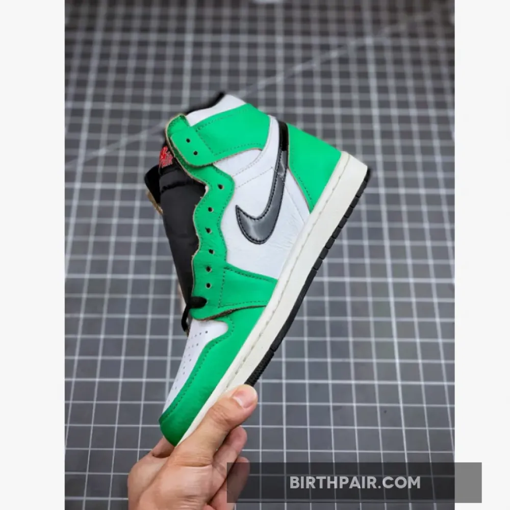 Air Jordan 1 High OG Lucky Green/White-Sail-Black VS-KZ8BYNB