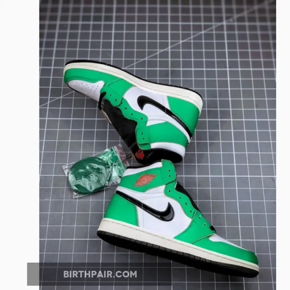 Air Jordan 1 High OG Lucky Green/White-Sail-Black VS-KZ8BYNB
