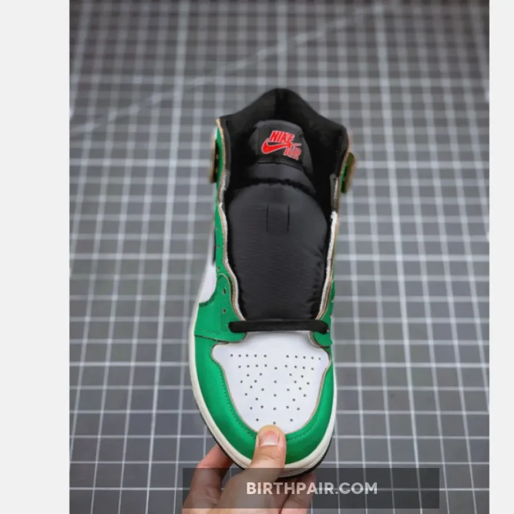 Air Jordan 1 High OG Lucky Green/White-Sail-Black VS-KZ8BYNB