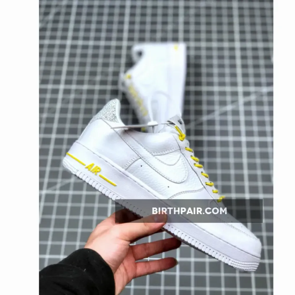 Nike Air Force 1 ” 07 Lux White/Chrome Yellow VS-5V1D3G1