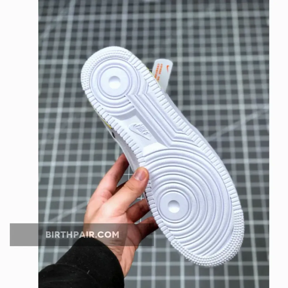 Nike Air Force 1 ” 07 Lux White/Chrome Yellow VS-5V1D3G1