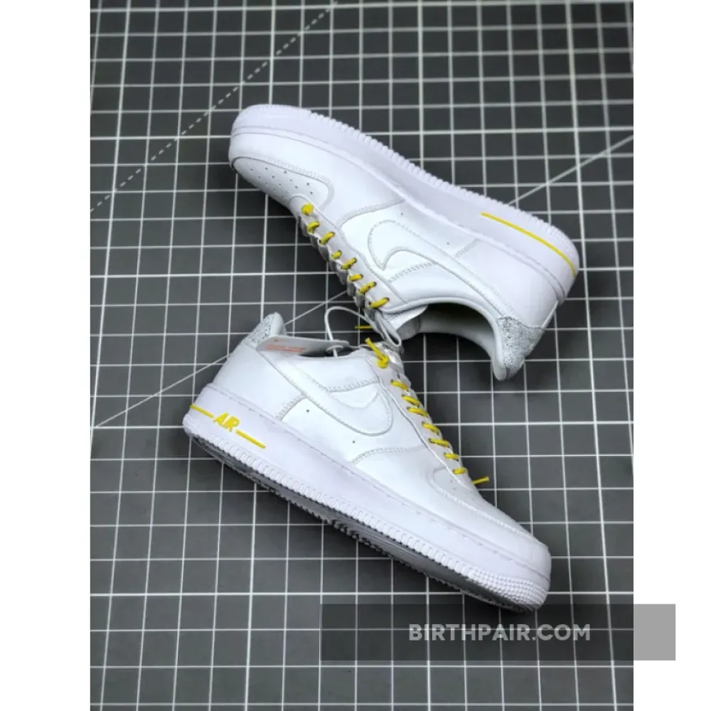Nike Air Force 1 ” 07 Lux White/Chrome Yellow VS-5V1D3G1