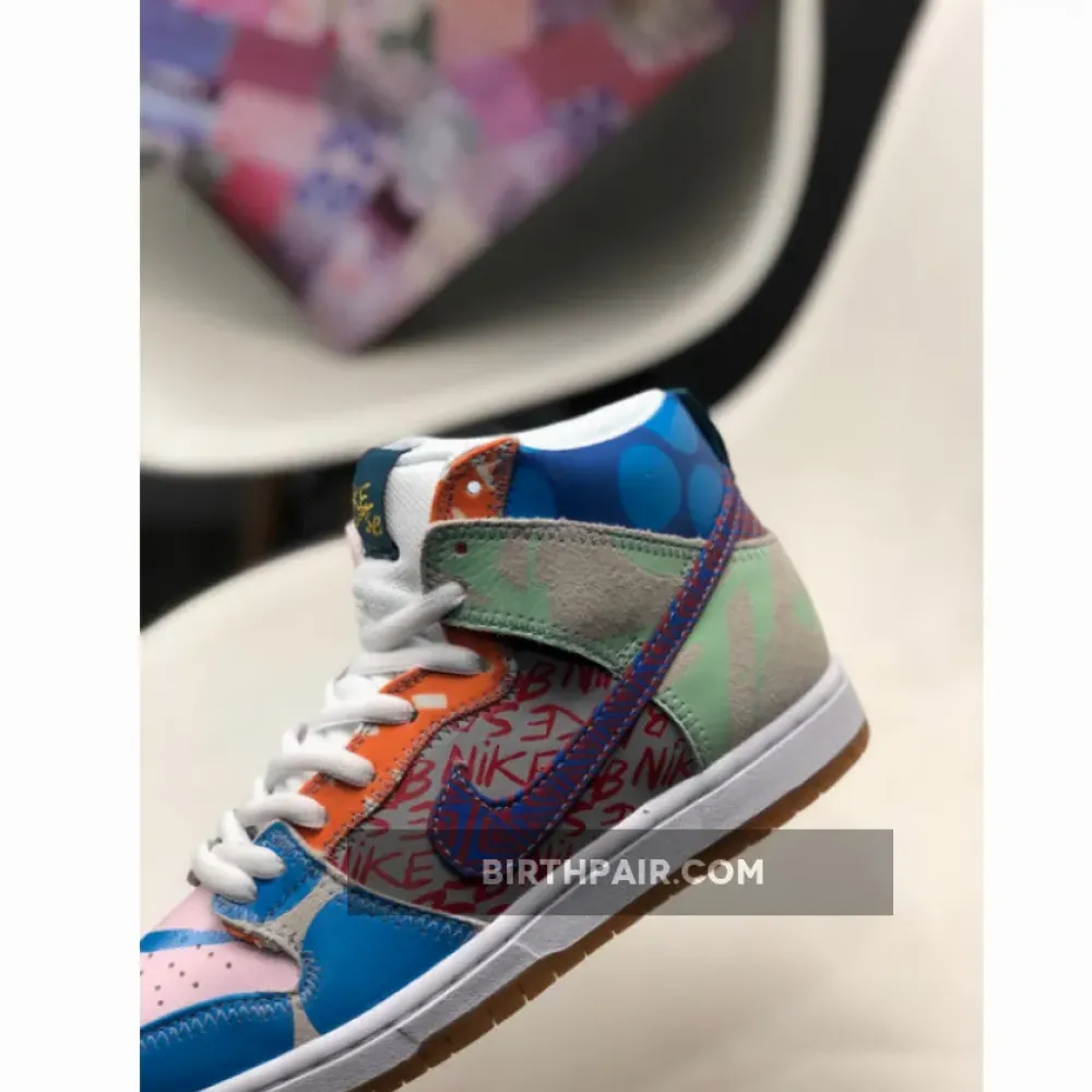 Thomas Campbell x Nike SB Dunk High Premium Ice Jade/Circuit Orange-Sail VS-8N0CSGJ