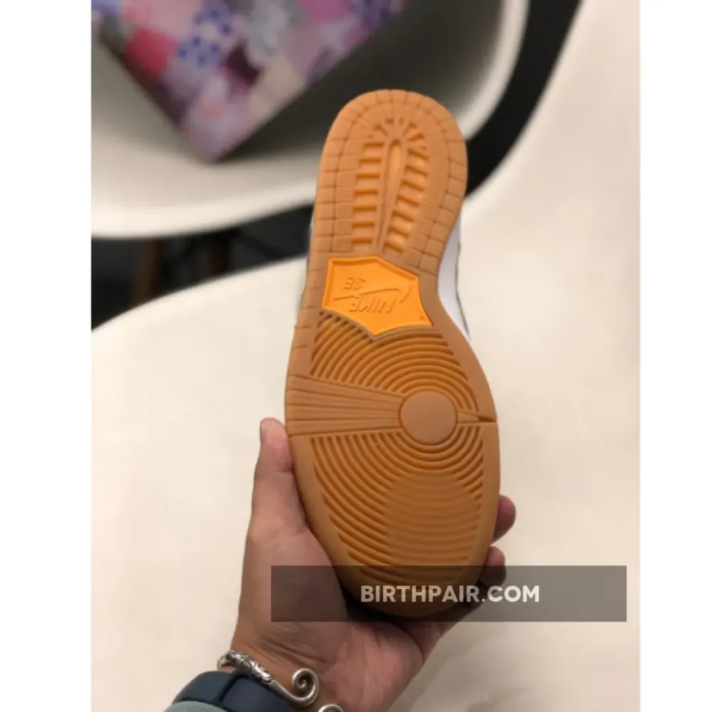 Thomas Campbell x Nike SB Dunk High Premium Ice Jade/Circuit Orange-Sail VS-8N0CSGJ