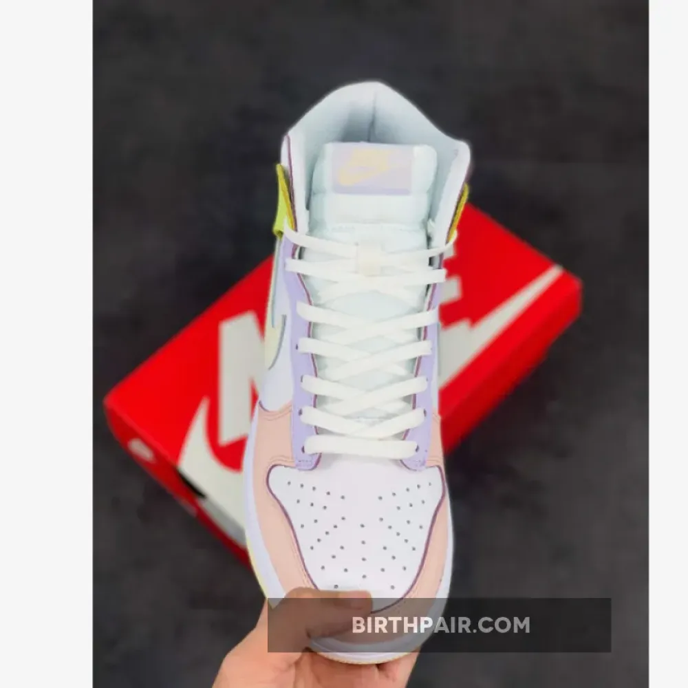 Nike Dunk High ” Cashmere” White/Cashmere-Lemon Twist VS-IOTTFH0