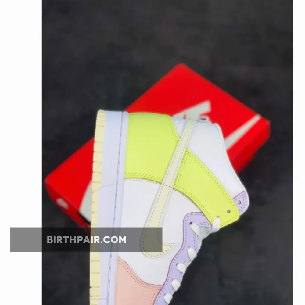 Nike Dunk High ” Cashmere” White/Cashmere-Lemon Twist VS-IOTTFH0