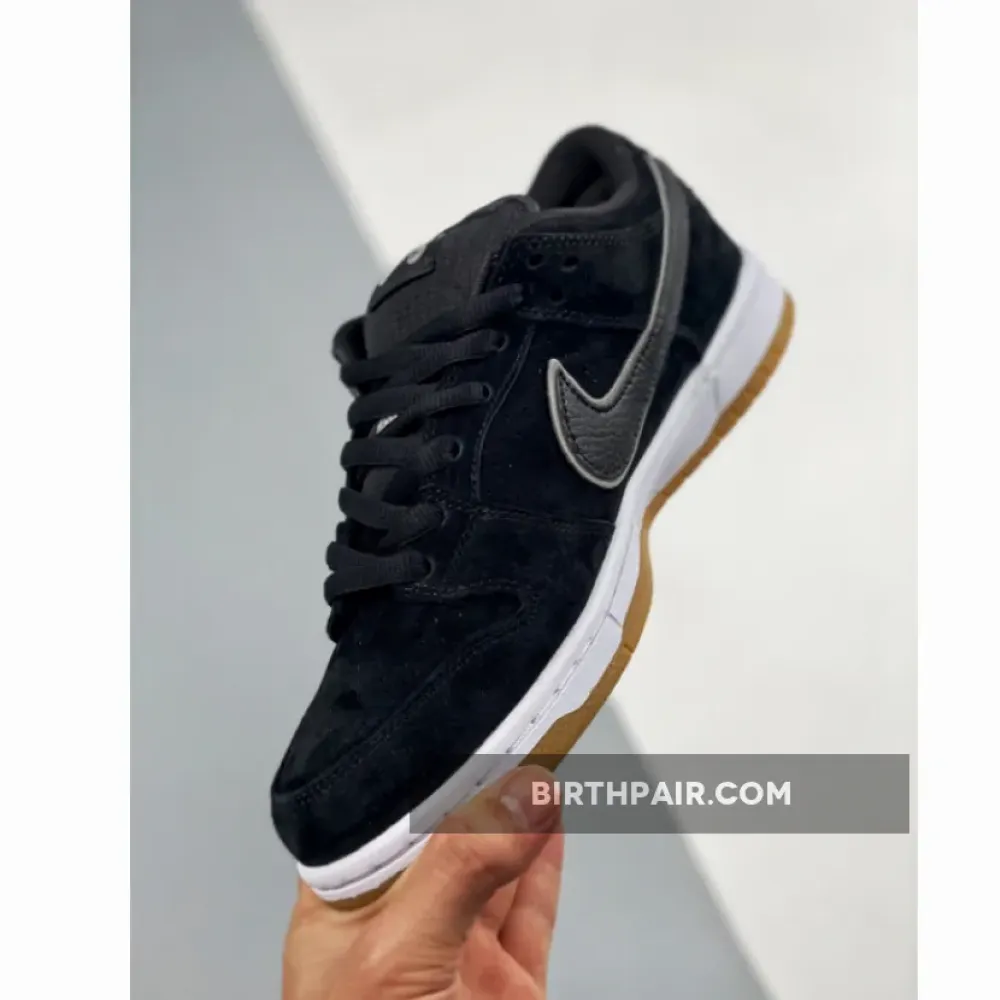 Quartersnacks x Nike SB Dunk Low Premium Black Reflective Silver VS-LU7AQA7