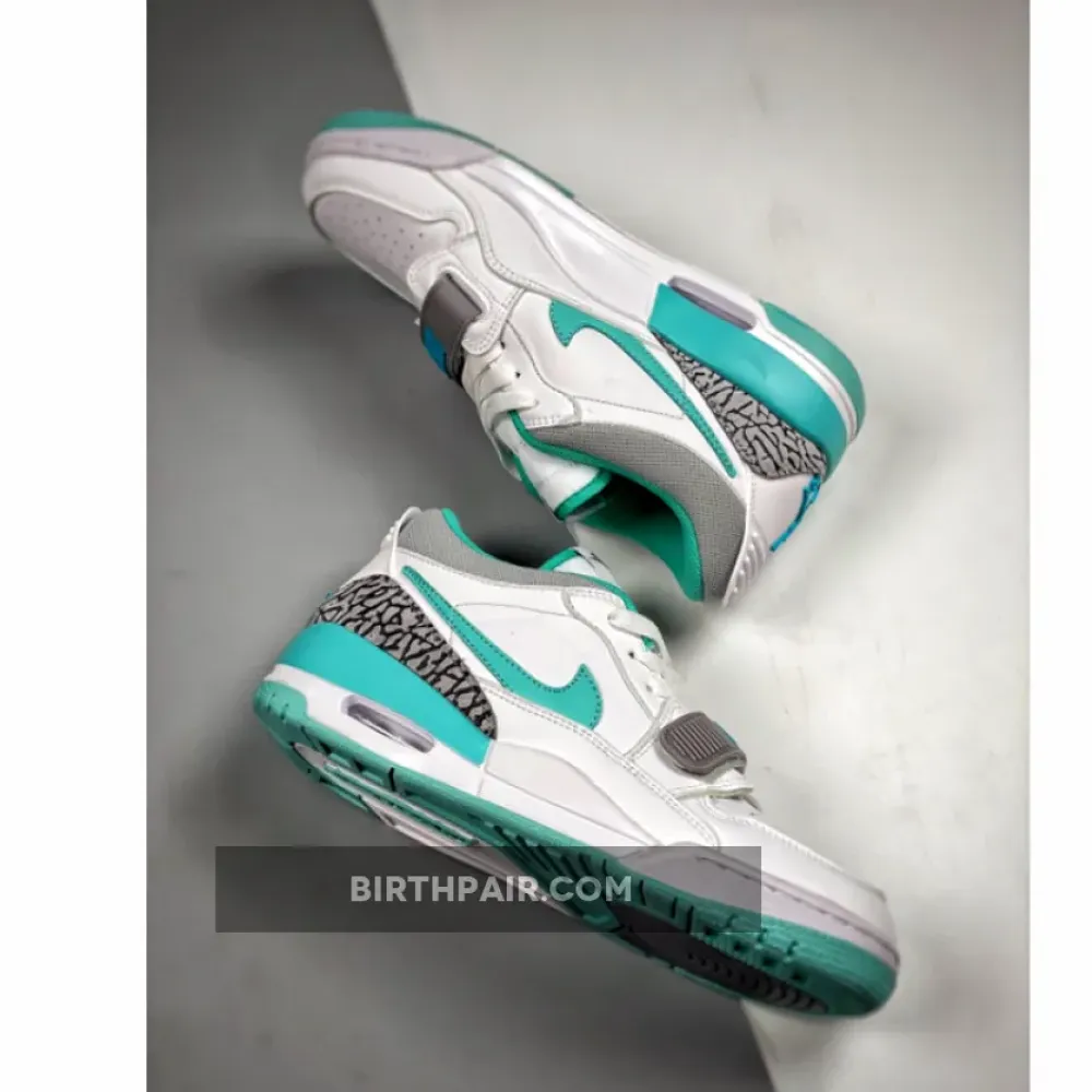 Jordan Legacy 312 Low ” White Turquoise” CD7069-130 VS-3DZ5I3J