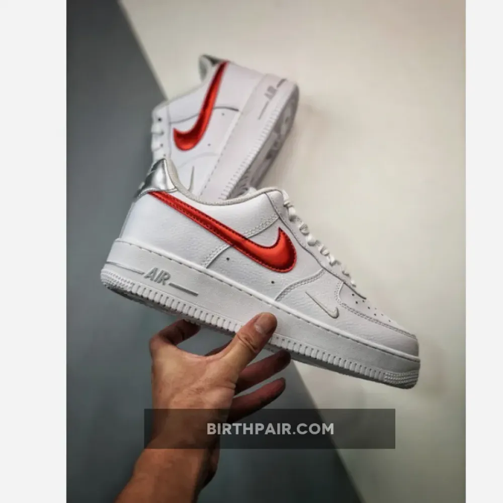 Nike Air Force 1 Low White/Picante Red-Wolf Grey FD0654-100 VS-7RT15P0