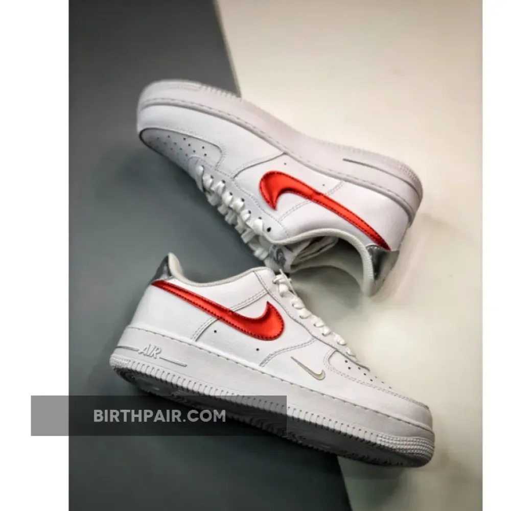 Nike Air Force 1 Low White/Picante Red-Wolf Grey FD0654-100 VS-7RT15P0