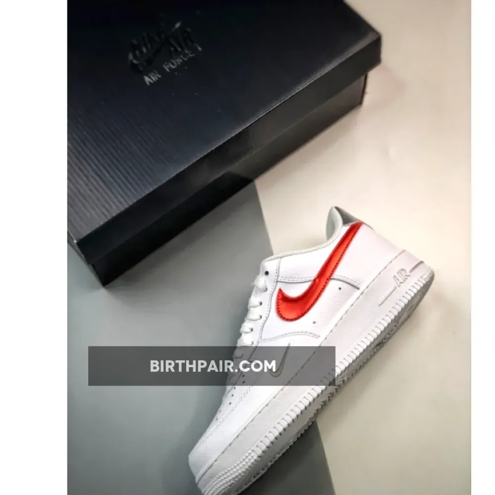 Nike Air Force 1 Low White/Picante Red-Wolf Grey FD0654-100 VS-7RT15P0