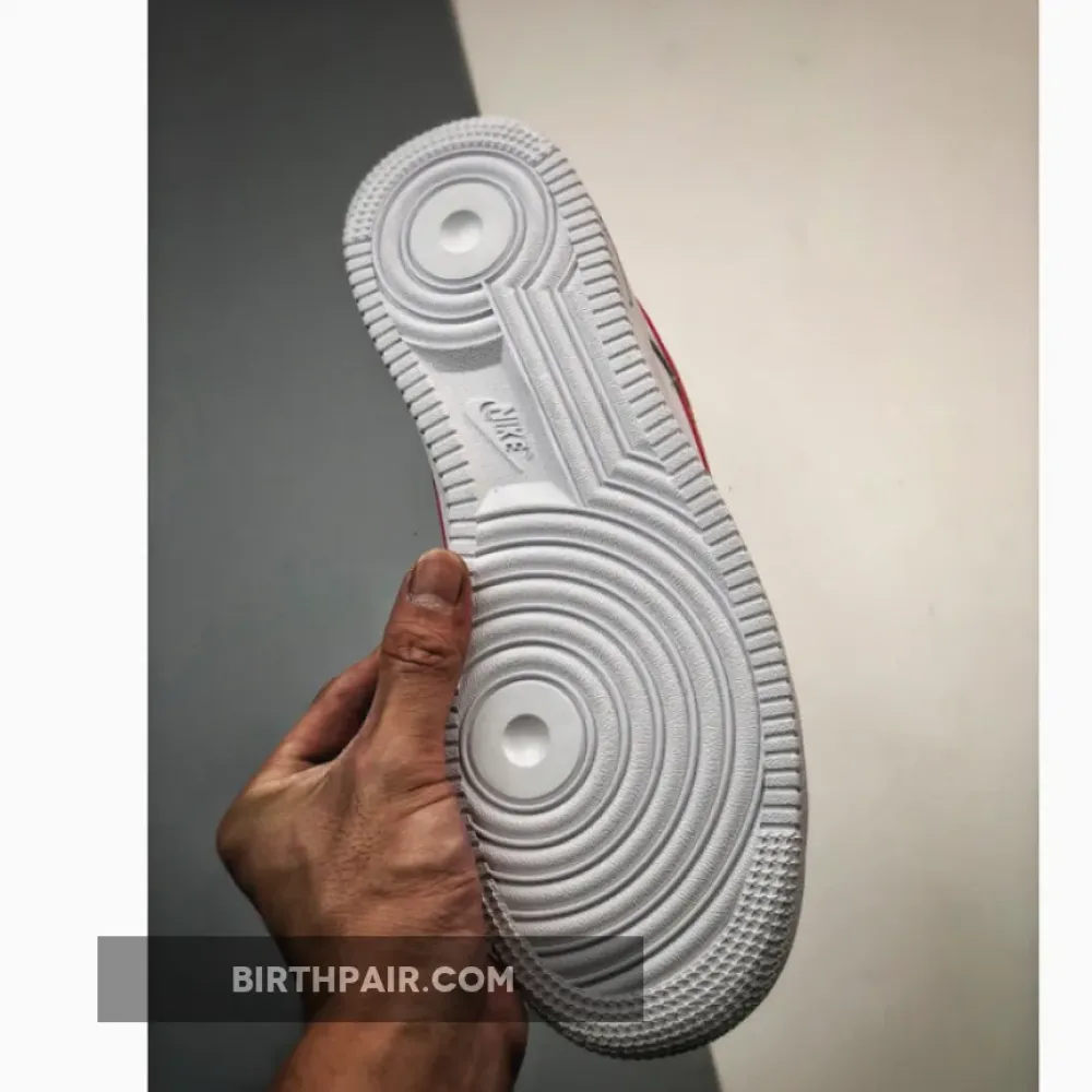 Nike Air Force 1 Low White/Picante Red-Wolf Grey FD0654-100 VS-7RT15P0