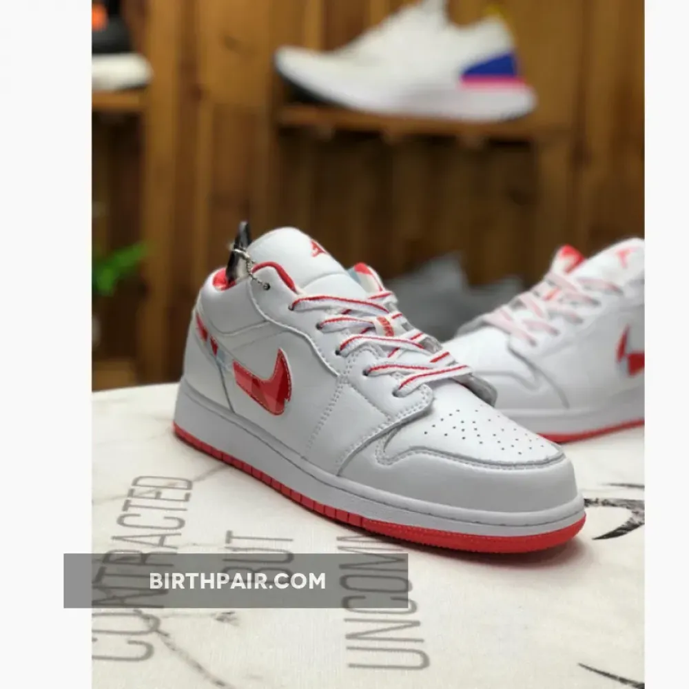 Air Jordan 1 Low GS White/Topaz Mist 554723-104 VS-9YRA0HK