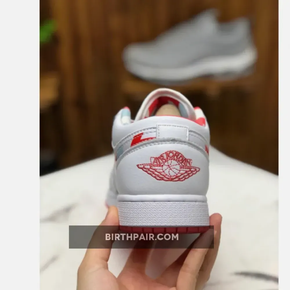 Air Jordan 1 Low GS White/Topaz Mist 554723-104 VS-9YRA0HK