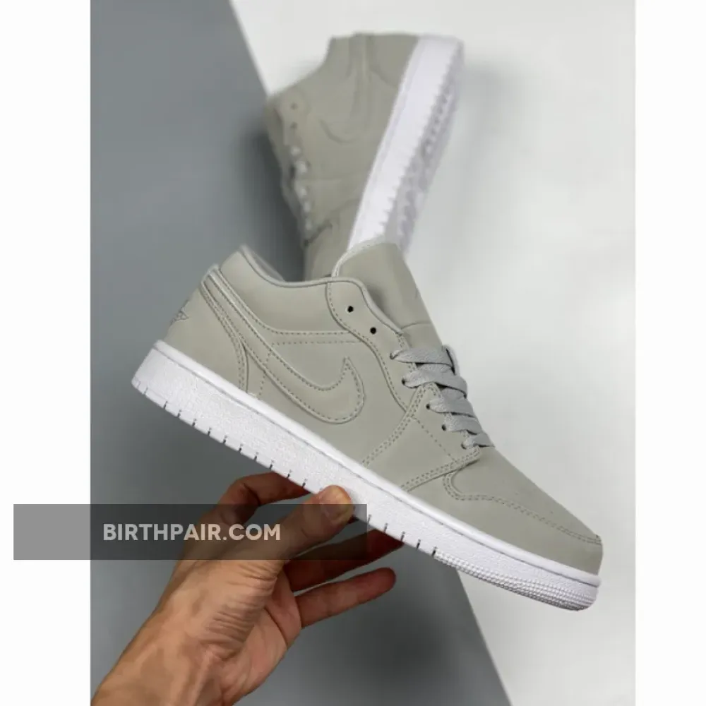Air Jordan 1 Low Grey Fog/White DC0774-002 VS-BBQQMPK