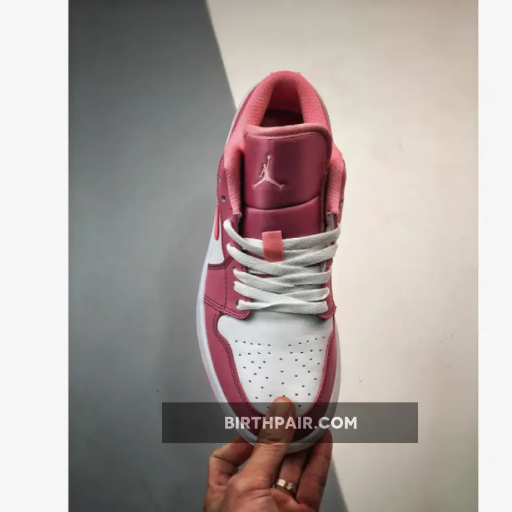 Air Jordan 1 Low Desert Berry/Coral Chalk-White 553560-616 VS-LJUJ54O