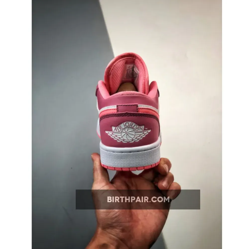 Air Jordan 1 Low Desert Berry/Coral Chalk-White 553560-616 VS-LJUJ54O