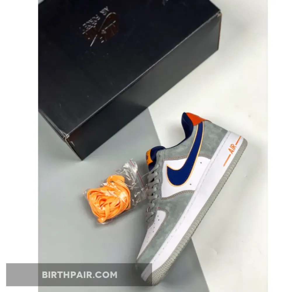 Nike Air Force 1 Low Grey White Navy VS-DXN0O15