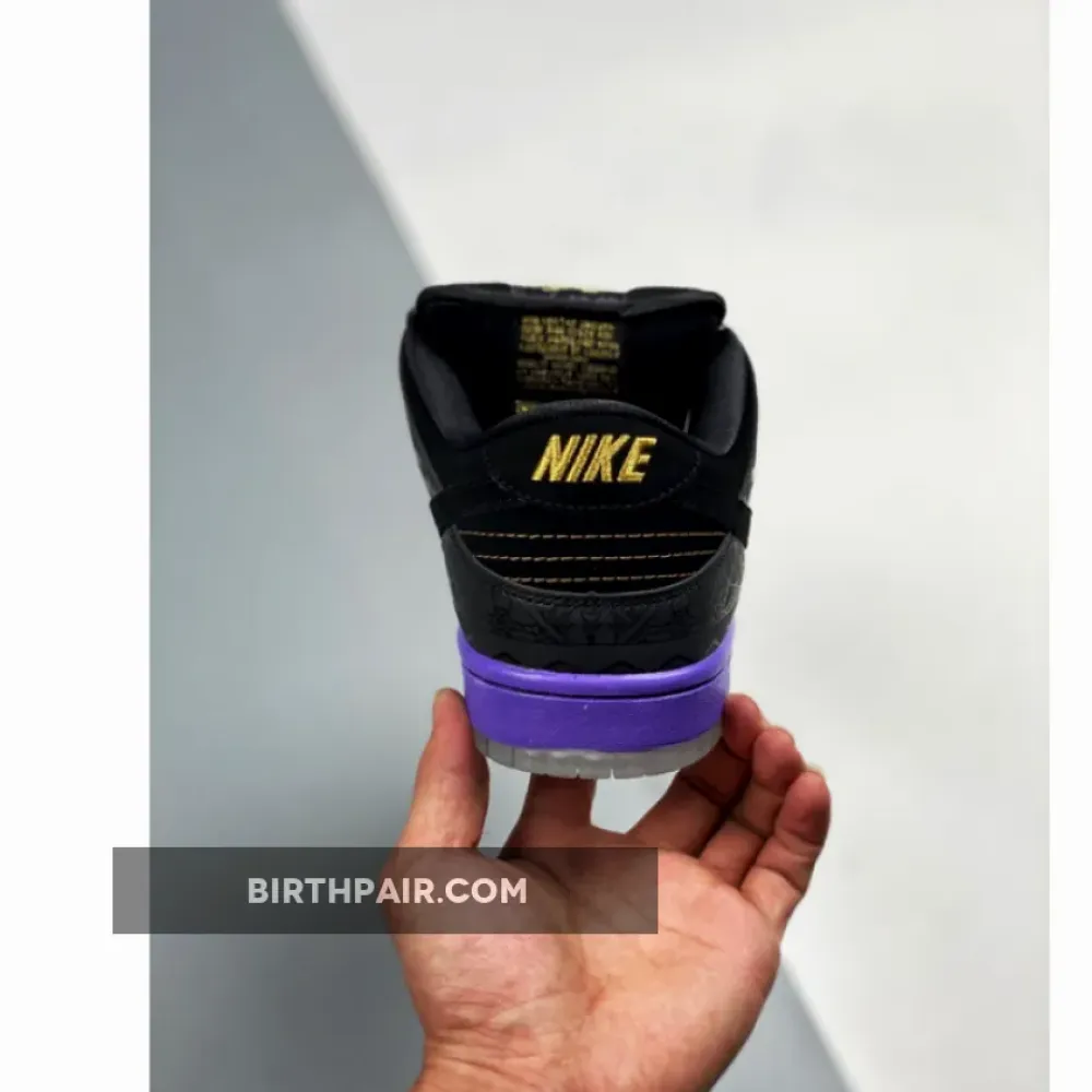 Nike SB Dunk Low ” BHM” Black/Black-Purple Venom 504750-001 VS-Z0RNOIV