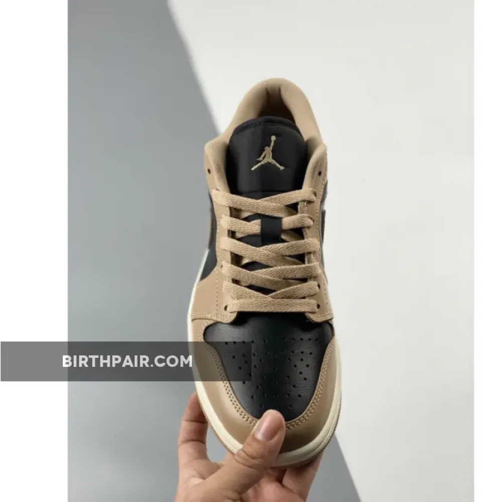 Air Jordan 1 Low “Vachetta Tan” Desert/Sail/Black DC0774-201 VS-GJ8O8QI