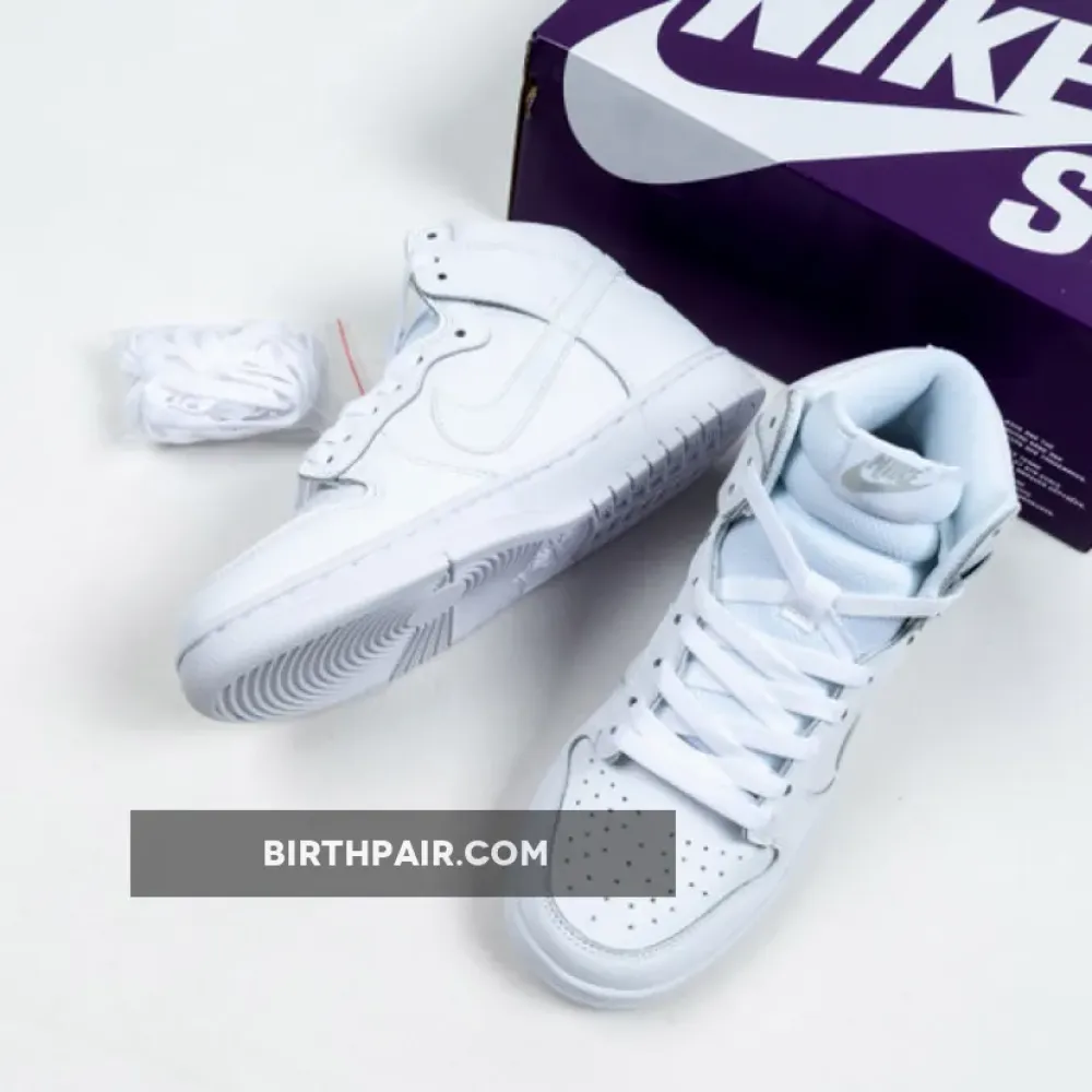 Nike SB Dunk High Pro White/White-Light Base Grey VS-B550Z1H