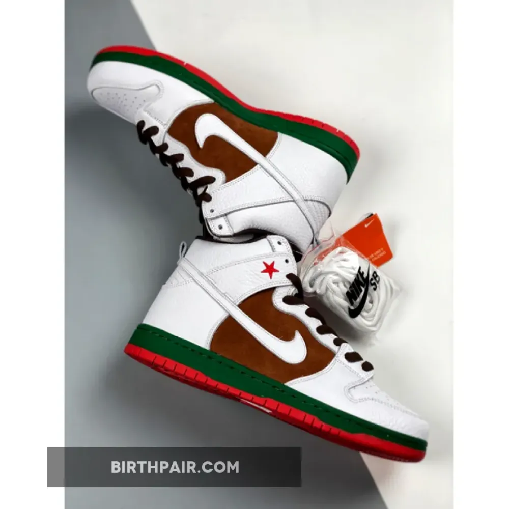Nike SB Dunk High ” Cali” Pecan/White 313171-201 VS-KE2KGH0